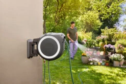 Gardena Wandslangenbox RollUp M/L 25 M Wit -Gardena 4078500052030 1